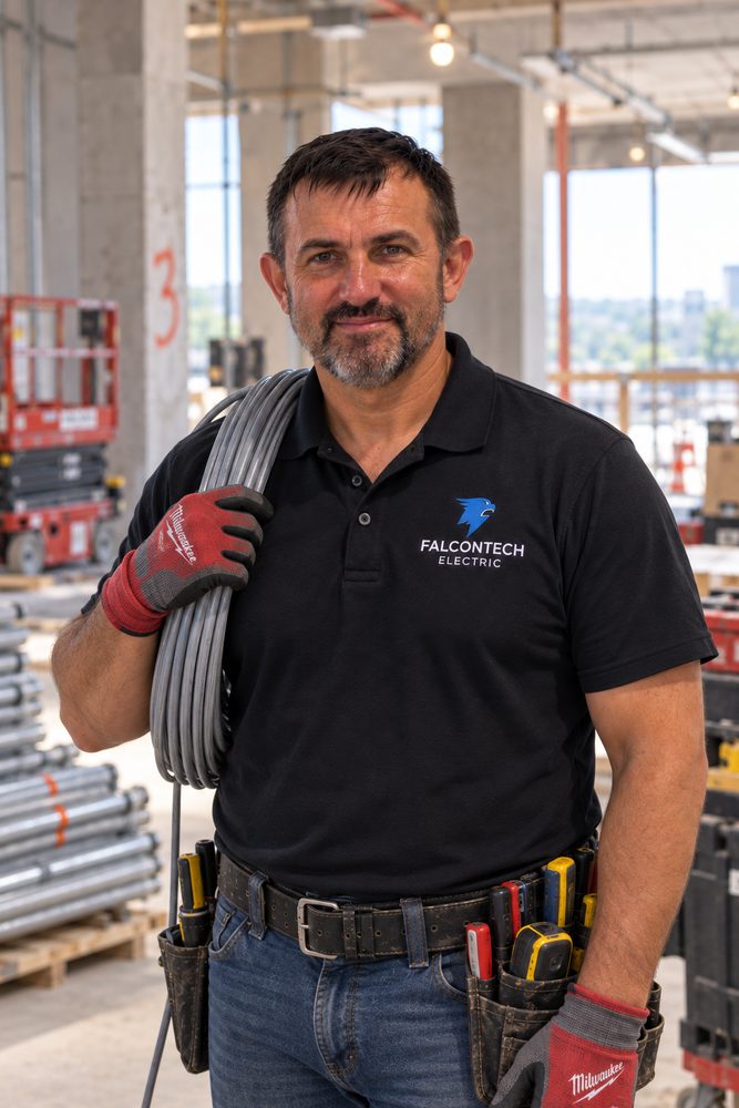 Slawek, Electrician at FalconTech Electric